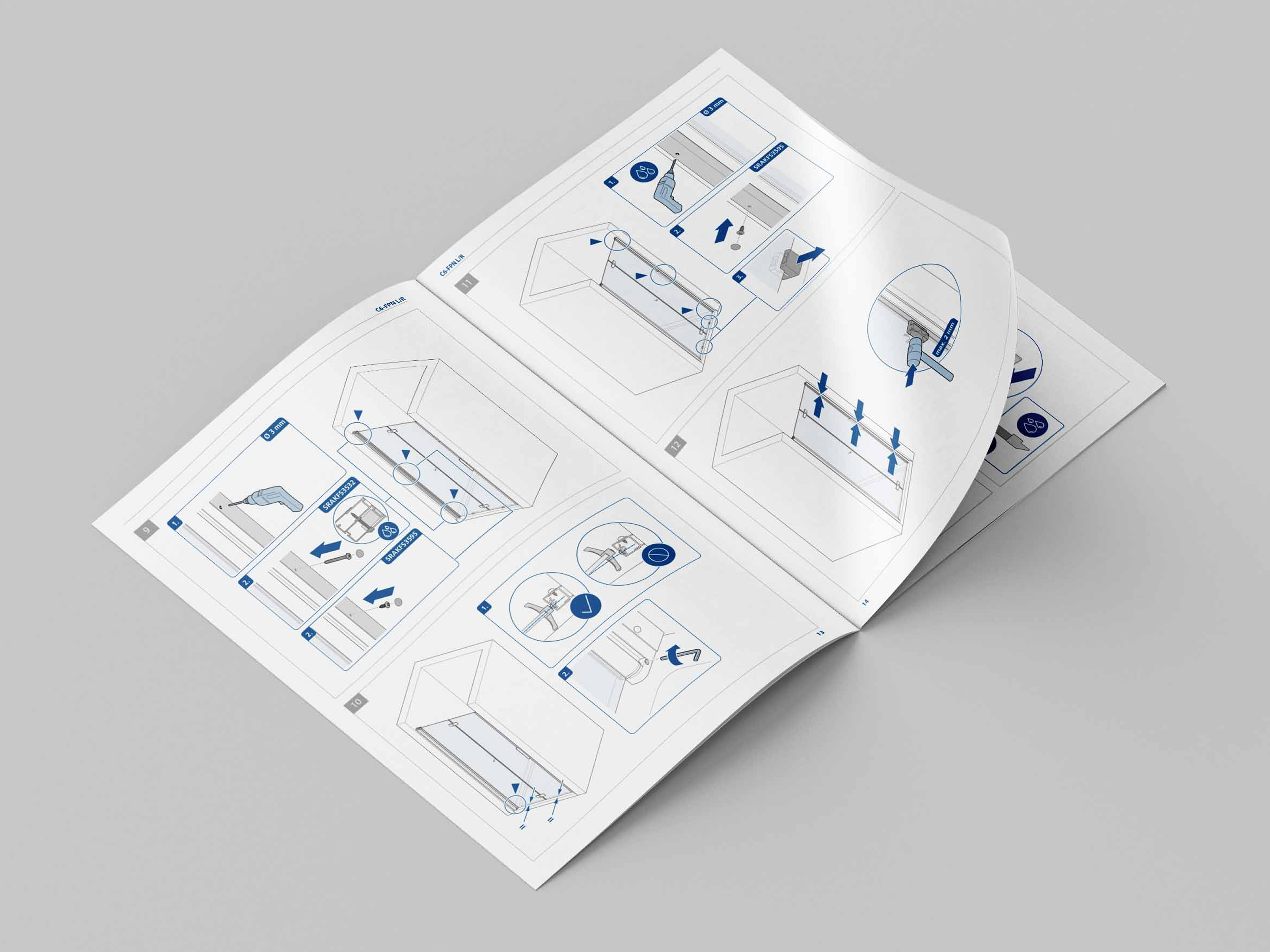 Vektorgrafiken Duschkabine Thumbnail